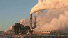Power Energy Plant closeup Coal Pollution global warming HD