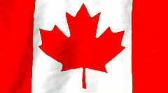 Looping Canada Flag motion design.