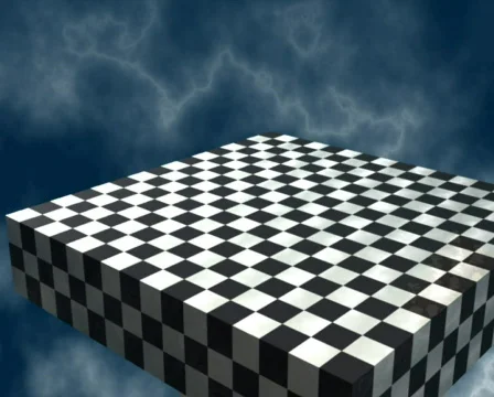 0001 abstract cubes (PAL) Stock Footage 92508
