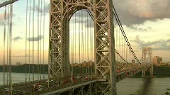 George Washington Bridge, New Jersey View Time Lapse Video