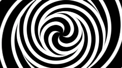 Hypnotic spiral - Black-White