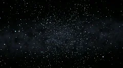 Flying Through a Starfield, Spinning (30fps)