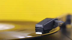yellow vinyl records turntable music sound audio