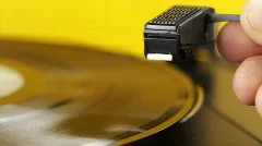 yellow vinyl records turntable music sound audio