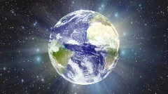 Earth Light Rays background