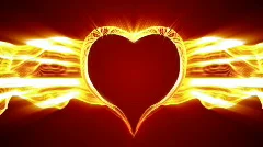 loopable valentine's day energy heart abstract 1080p