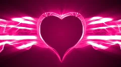 loopable valentine's day energy heart abstract 1080p