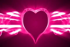 loopable valentine's day energy heart abstract NTSC