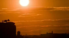 HD Urban Sunset - Clean time lapse