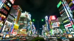 HD time lapse - Shinjuku, Tokyo the famed Neon Strip