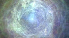 Flying through a wormhole loop
