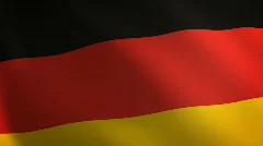 Germany looping flag waving in the wind 
