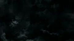 Flying Through Dark Storm Clouds