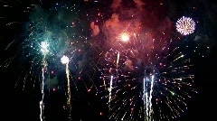 Fireworks Exploding in the Sky - with Audio