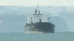 Oil tanker turns
