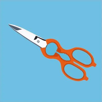 0004. Scissor Stock Illustration