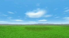 Cloudy Green Field