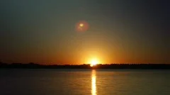 Colorful Sunrise over Water Timelapse