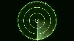 Radar Blip Screen, Analog (25fps)