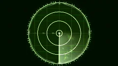 Radar Blip Screen, Digital (30fps)