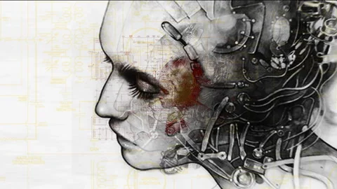0005 Cyberpunk - LoopNeo VJ Loops HD 1920X1080 Stock Footage 99738778