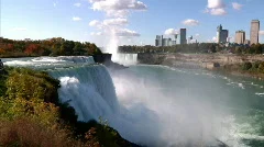 Niagara Falls American Falls with Canada in the Background