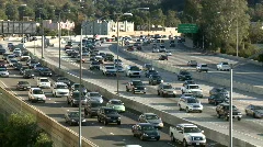 Big City Traffic - Los Angeles - 405 Freeway - Time Lapse - Clip 3