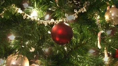 Christmas tree twinkle lights - seamless loop
