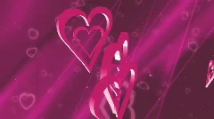 Hearts Looping Background
