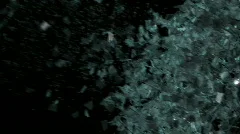 breaking glass - CGI - alpha channel