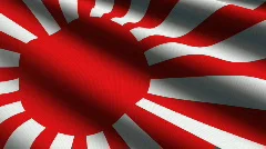 Japan Rising Sun Flag - HD LOOP