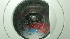 Washing machine and colorful laundry