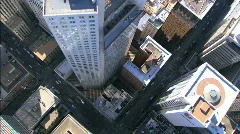 Aerial View of City Skyscrapers