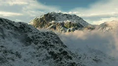 (1055X) Snow Mountain Glacier Peaks Wilderness Winter Adventure
