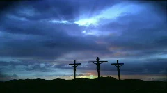 Three Crosses on a Hill