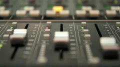 Audio Mixer with Moving Faders