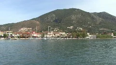 Lefkada island from a boat