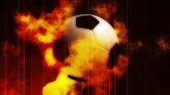 Burning Soccer Sports Looping Background