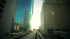 Time lapse through downtown miami