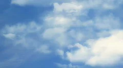 flying in the sky 1# - looped animation from front side
