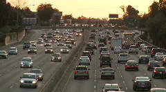 Rush Hour Traffic in Los Angeles - Clip 3