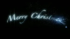 Merry Christmas.Inscription on the black background