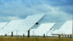 Rows of Solar Energy Panels