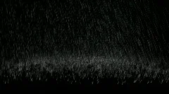 hard rain with splashes - 3 clips