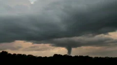 Tornado with Dark Stormclouds Timelapse