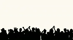 Concert Crowd Silhouette