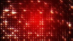 Red Circles Pulsing With Sparkles