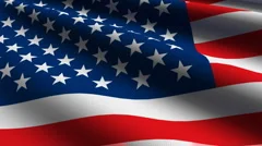 USA flag close-up