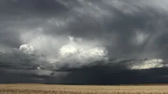 Surreal Storm Clouds on Plains Timelapse