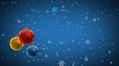 Christmas decoration background with Christmas balls